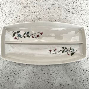 Vintage Franciscan Winsome 10 1/2” Divided Relish Plate 1950's Excellent